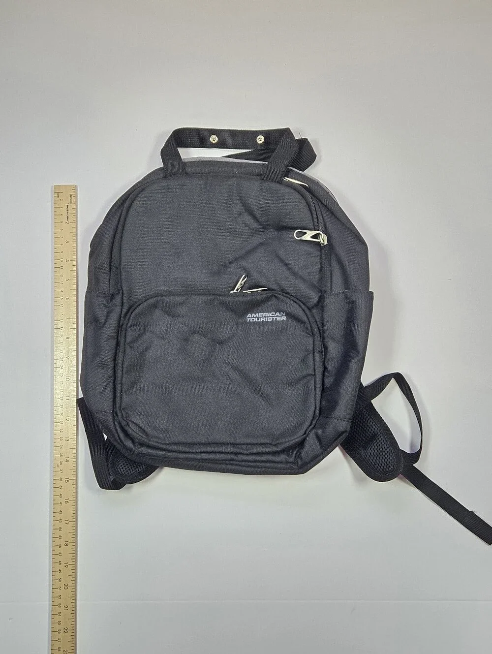 American Tourister black backpack